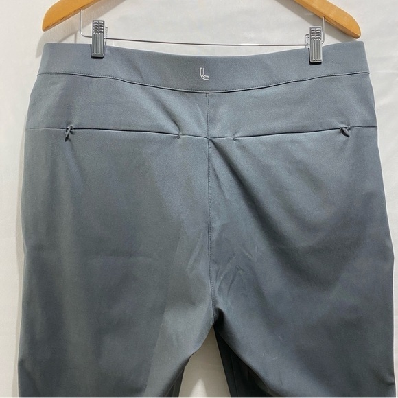 LOLE women’s grey athleisure zip up straight leg grey pants size 14 - Picture 12 of 16
